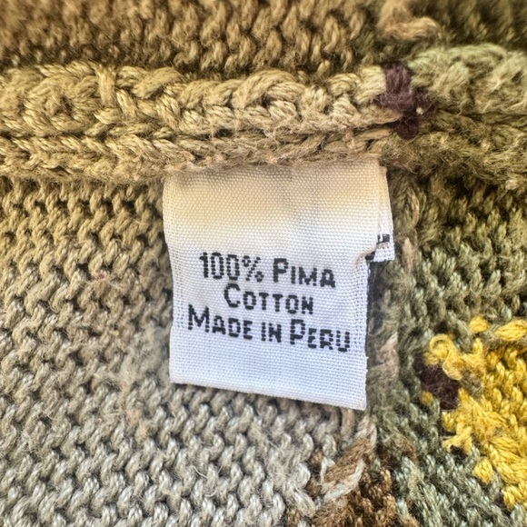 Peruvian Connection Colorful Geometric Pattern Cardigan - Picture 5 of 5